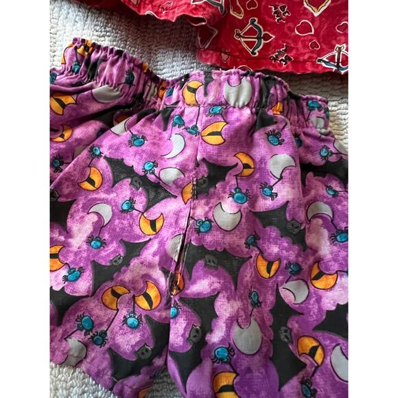 Build A Bear Workshop Lot of 2 Hearts & Halloween Print Bear Boxer Shorts - Picture 7 of 11